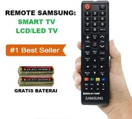 Edisi Promo Remot Remote SAMSUNG TV LCD LED SMART TV BN59-01199F / Hitam Gratis Baterai Televisi/ Tabung tabung hitam/ BOM13