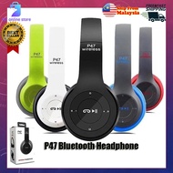 P47 Bluetooth Headset Foldable Wirless Stereo Earphone Support MP3 TF Card With Mic Widely Compatibl
