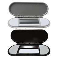 Car Sun Visor Mirror Cover Sunshade Makeup Mirror Cover Accessories Beige Black For BMW Mini Cooper 