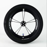gipsy G5 Wheel Set x Chaoyang Racing Tire (Scooter Modification Upgrade gipsy)