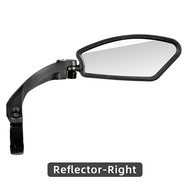 Bike Wide Range Back Sight Reflector Adjustable Left Scooter E Bike Mirror Bicycle Handlebar Rear Vi