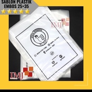 SABLON PLASTIK EMBOS 25X35 PLASTIK VACUM