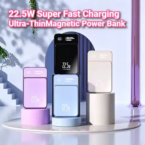 10000mAh Magnetic Power Bank 20W Wireless Powerbank Slim Portable Battery Charger for MagSafe iPhone