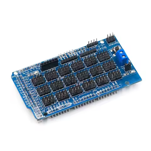 For Arduino MEGA Sensor Shield V1.0 V2.0 Dedicated Expansion Development Board MEGA 2560 Sup IIC Blu