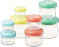 Snapware Meal Prep 16-Pc Plastic Mini Kit with Lids, 16-Oz, 8-Oz, 4-Oz, and 2-Oz Round Salad Dressing Container Set, Non-Toxic, BPA-Free Lid Plastic Cups, Microwave, Dishwasher, and Freezer Safe