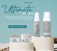 Ms Glow Paket Isi 4 - Skincare - Whitening - Luminous - Ultimate - Acne - White Cell Dna - Agen Nasa