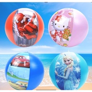 30cm Cartoon balloon Inflatable swimming pool water game balloon beach ball Water toy balloon