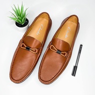 SIZE 41-45 CLARKS LOAFER 106 BROWN Men Clarks Loafer Clarks Shoe Kasut Clarks Gaya Ringan Selesa