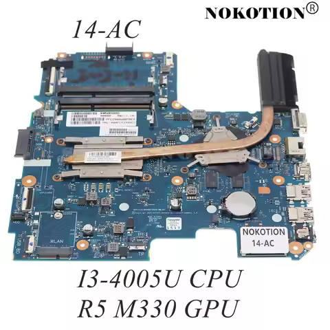NOKOTION 814045-501 814045-001 SKITTL10-6050A2730001-MB-A01 for HP 240 G4 14-AC Laptop Motherboard I