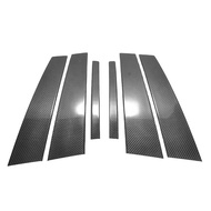 Hot Sale 6 PCS Real Carbon Fiber Car Window B Pillar Trims for F30 2012-2016 Car Exterior Trims