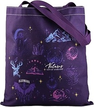 ACOTAR Inspired Gift Fantasy Reader Tote Bag The Night Court Book Lover Gift ACOMAF Merch Bookish Sh