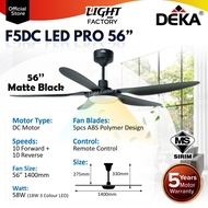 💡LED CEILING FAN💡DEKA F5DC LED PRO / FANZO TURBO LED Champion / ECOLUXE ECO-556LED DC Motor Ceiling