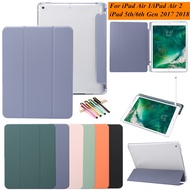 For iPad Air 1 / Air 2 /iPad Pro 9.7 2016 /iPad 9.7" 5th 6th Gen 2017 2018 Smart PU Leather Case Cover+Pen Slot