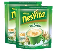 Nesvita Instant Cereal Original เนสวิต้า เครื่องดื่มธัญญาหารสำเร็จรูป รสดั้งเดิม ผสมใยอาหาร 25กรัม x 12ซอง (2แพค)