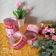 MERAH Fragile lacban fragile insulation/ fragile red tape/ fragile duct tape/