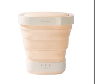 Yohome XPB08-F2 0.8公斤 550轉 波輪抗菌洗濾一體摺疊式迷你洗衣機 (杏色)(需自行配插蘇)