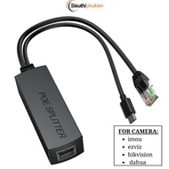 POE Splitter signal Splitter Splits POE 48v to 5v for imou ezviz hikvision dahua camera