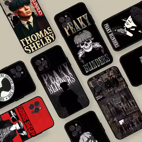 Movie P-Peakys-B-Blinders Phone Case For IPhone 14 Plus 13 Mini 11 16 15 17 Pro Max Protection Shock