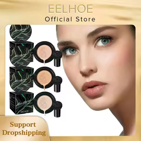 EELHOE Mushroom Head Air Cushion BB Cream Waterproof Moisturizing Face Cosmetics Brightening Makeup 