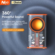 78 Fkwhiabm K07 Cyberpunk Mecha ไร้สายลำโพงบลูทูธจังหวะแสงเสียงซับวูฟเฟอร์สเตอริโอศูนย์ดนตรีระบบโทรเ