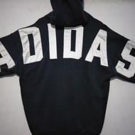 Adidas hoodie center big script