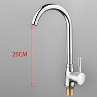 Modern 304 stainless steel Single Handle Single Hole Kitchen Faucet Mixers Sink Tap Kitchen Faucet H