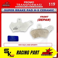 FRONT BRAKE PADS BRT H5 CERAMIC MIO OLD MIO SPORTY