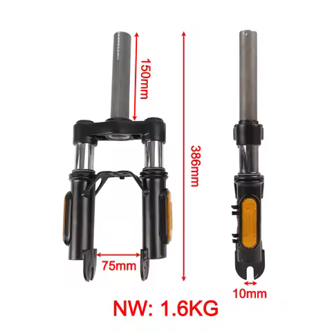 For M365 1s Pro Electric Scooter Front Fork Shock Absorber Hydraulic Front Shock Absorber 8.5inch Sc