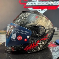 ECE2206 Rs Jet Carbon Shyatan Mat Red Open Face Shark Helmet  Shark Helmet Shark Helmets