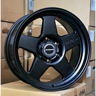 [1 SET] 4X4 RAGUNA OX 17X8.5JJ ET0 6H139.7 GLOSSY BLACK, GUN METAL, MATTE BLACK - HILUX, RANGER, D-M