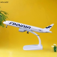 Wbcadd 1 Set Alloy Metal Diecast Airplanes With Wheels 20CM A350 Finnair Airplane Kit Airbus 350 Fin