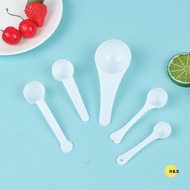 H&X 10Pcs 1g 3g 5g 10g Measuring Plastic Scoop Measuring Spoons Milk Spoons