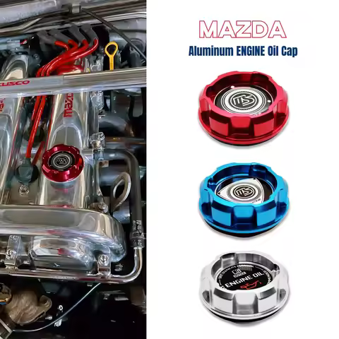 Aluminum ENGINE Oil Cap For MAZDASPEED RACING RX8 RX7 MIATA MAZDA PROTEGE 626 323 MX3 BP 13B OIL FIL