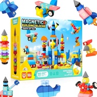 Joyfresh Foam Magnetic Blocks for Toddlers, 100pcs, Building BlockBIG for Kids