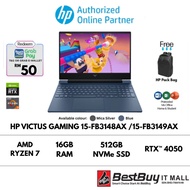 HP Victus Gaming Laptop 15-fb3148AX - Blue / 15-fb3149AX - Mica Silver ( Ryzen 7-7445HS (8C)/16GB DD