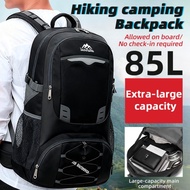 【Local delivery】Updated Version 85L Waterproof Hiking Backpack Large Capacity Travel Camping Bag Out