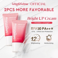 【HOT】Glad2Glow Lychee Vitamin Water BB&CC Cream| Bright Up, whitening 3-in-1 Tone-up SPF Foundation 