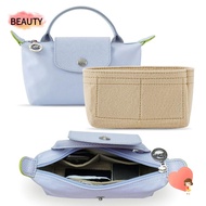 BEAUTY Insert Bag, Portable Felt Linner Bag, Durable Travel Multi-Pocket Storage Bags Bag Organizer Longchamp Mini Bag