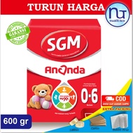 SGM ANANDA 0-6 & 6-12 Bulan 600 gram Susu Formula penunjang ASI NoN Rasa