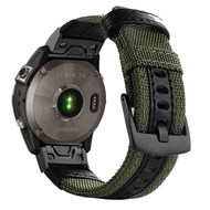 Abanen Quick Fit 26mm Nylon Watch Band for epix Pro 51mm / Fenix 7X / Fenix 6X / Fenix 5X / Instinct