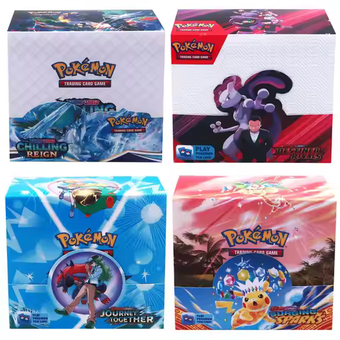 324Pcs Pokemon TCG: Sword & Shield Tempest Bonds Booster Box Trading Card Game Pokemon Card Kids Toy