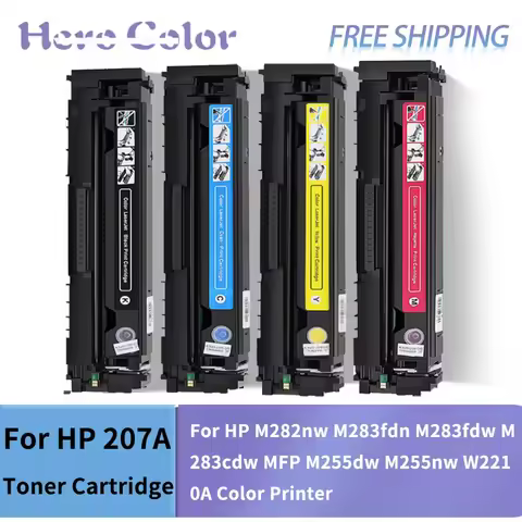 Compatible For HP Toner Cartridge With Chip M282nw M283fdn M283fdw M283cdw MFP M255dw W2210A Color P