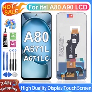 For Itel A80 A90 LCD Display A671L A671LC A6610L Touch Screen Digitizer Assembly Replacement