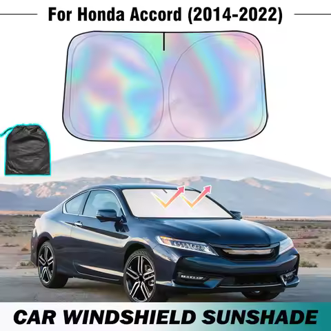 For Honda Accord 9th 10th Gen 2014-2022 Car Windshield Sunshade Cover Front Window Sun Shade Visor U