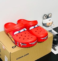 Crocs 反斗車王 閃燈 親子裝 car Classic clog Lightning Mcqueen Red 大人 洞洞鞋 涼鞋 紅色 男女 兒童 同款 拖鞋