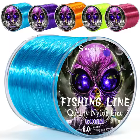 Sougayilang 100/500m Nylon Fishing Line Drag 7-38LB Nylon Line Japan Monofilament Freshwater Line Pe