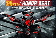 Decals Sticker Motorcycle Decals for Honda Beat 110 V1 FI011