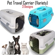 ⭐PET TRAVEL CARRIER⭐ Transparent Iron Bar Cat Dog Kitten Puppy Vet Carrier Outdoor Stroller Cage Out