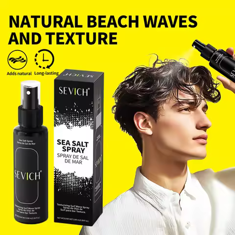 100ml Natural Sea Salt Spray for Men Salt Water Hair Mist Hair Volumizing Thickness Wave Curls Seasa