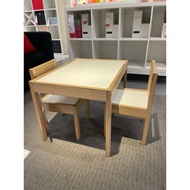 Sweden L.att Children Study Table and Chairs / Kids Table with 2 Chairs Set / Study / Play Set